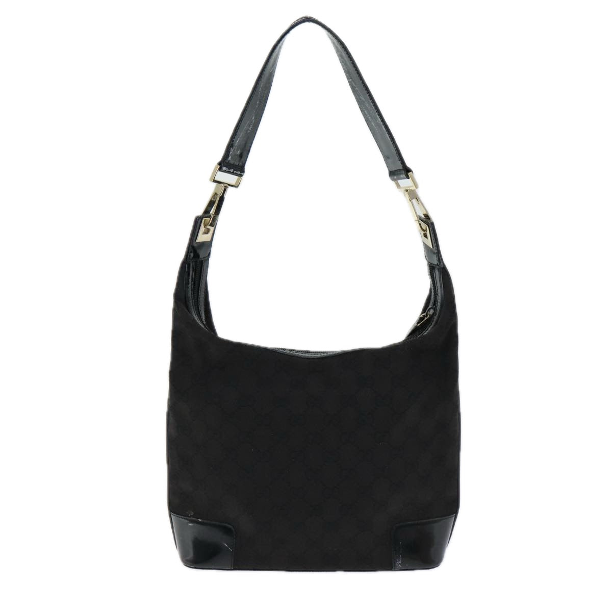 GUCCI GG Canvas Shoulder Bag Black 001 4204 84431