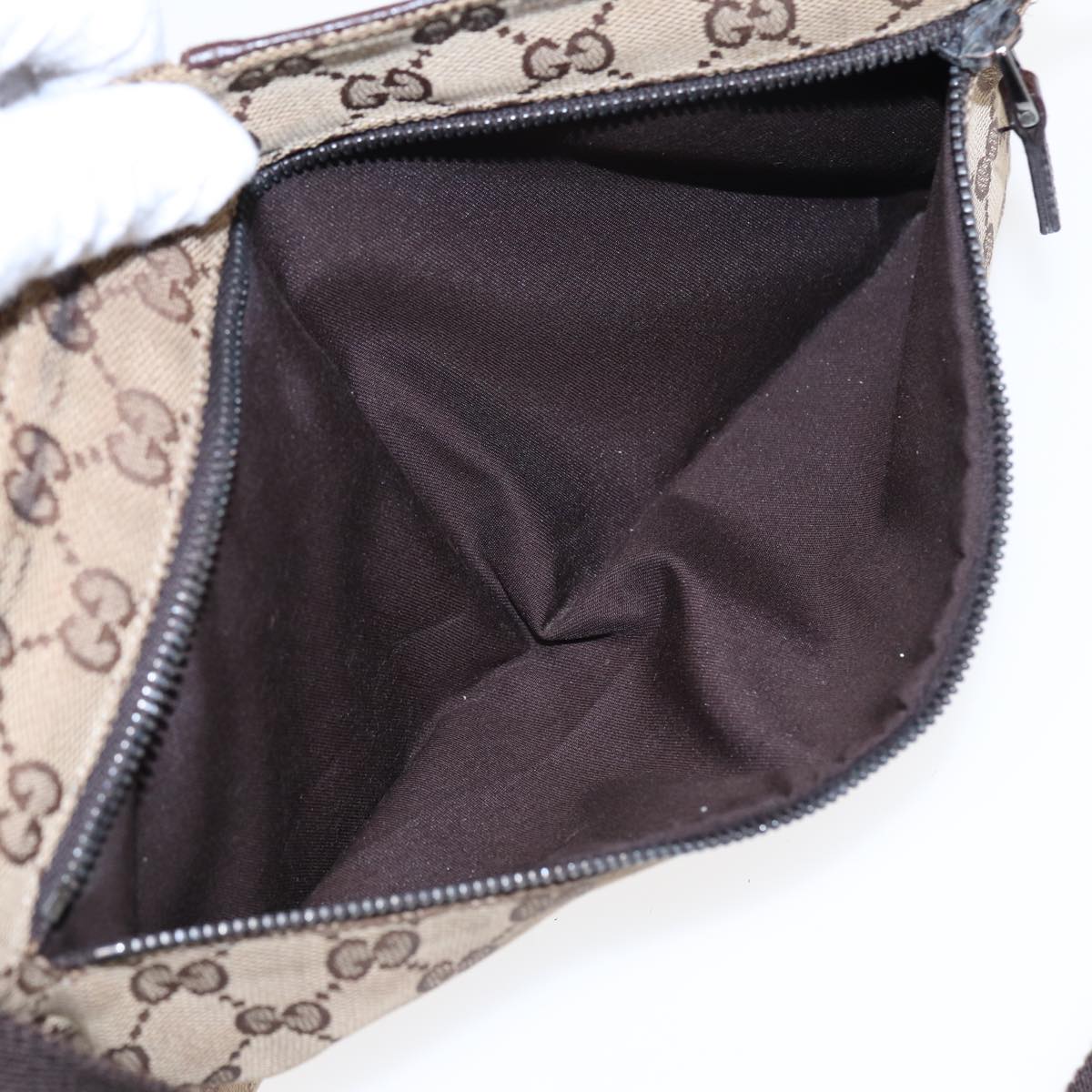 GUCCI GG Canvas Waist bag Beige 28566 84437