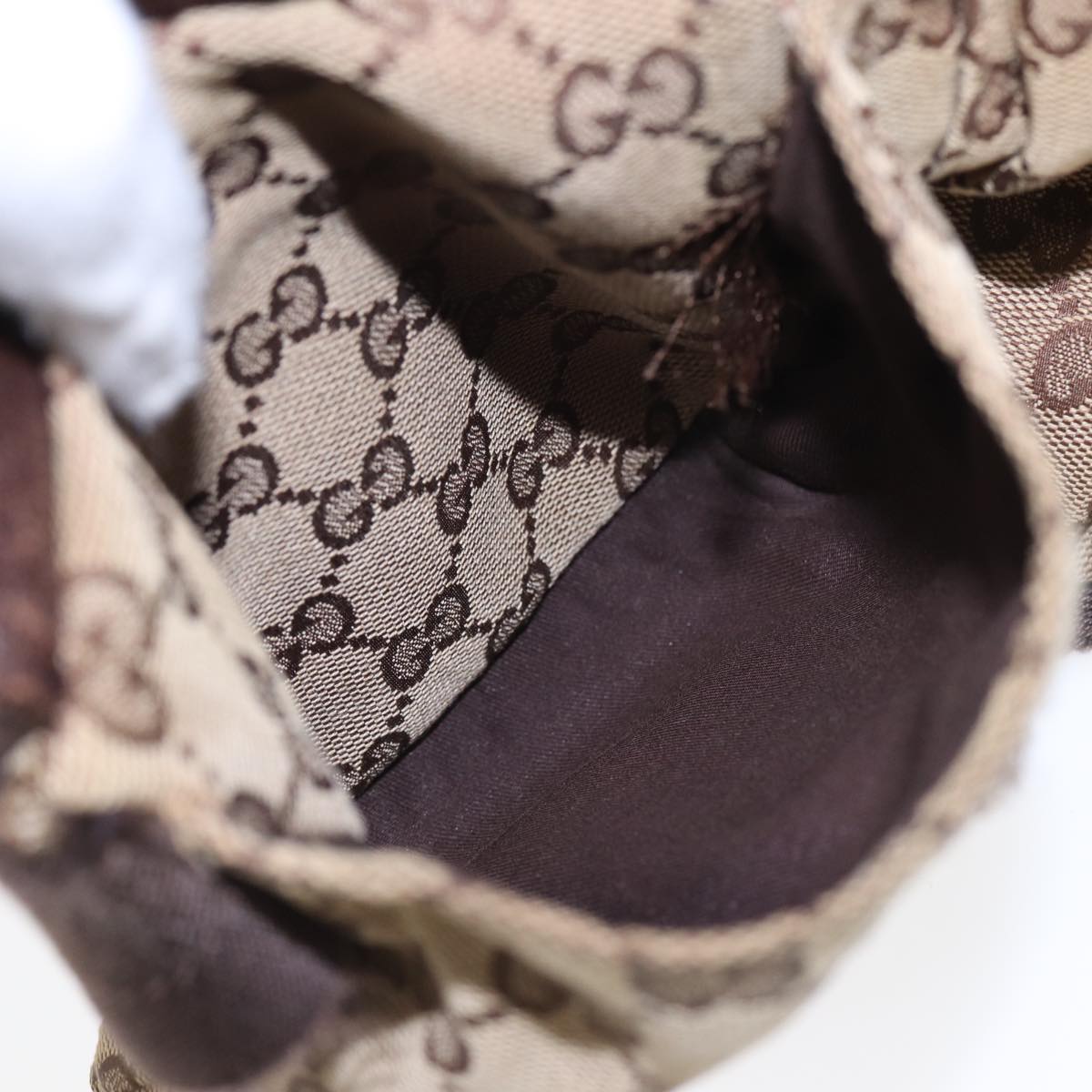 GUCCI GG Canvas Waist bag Beige 28566 84437