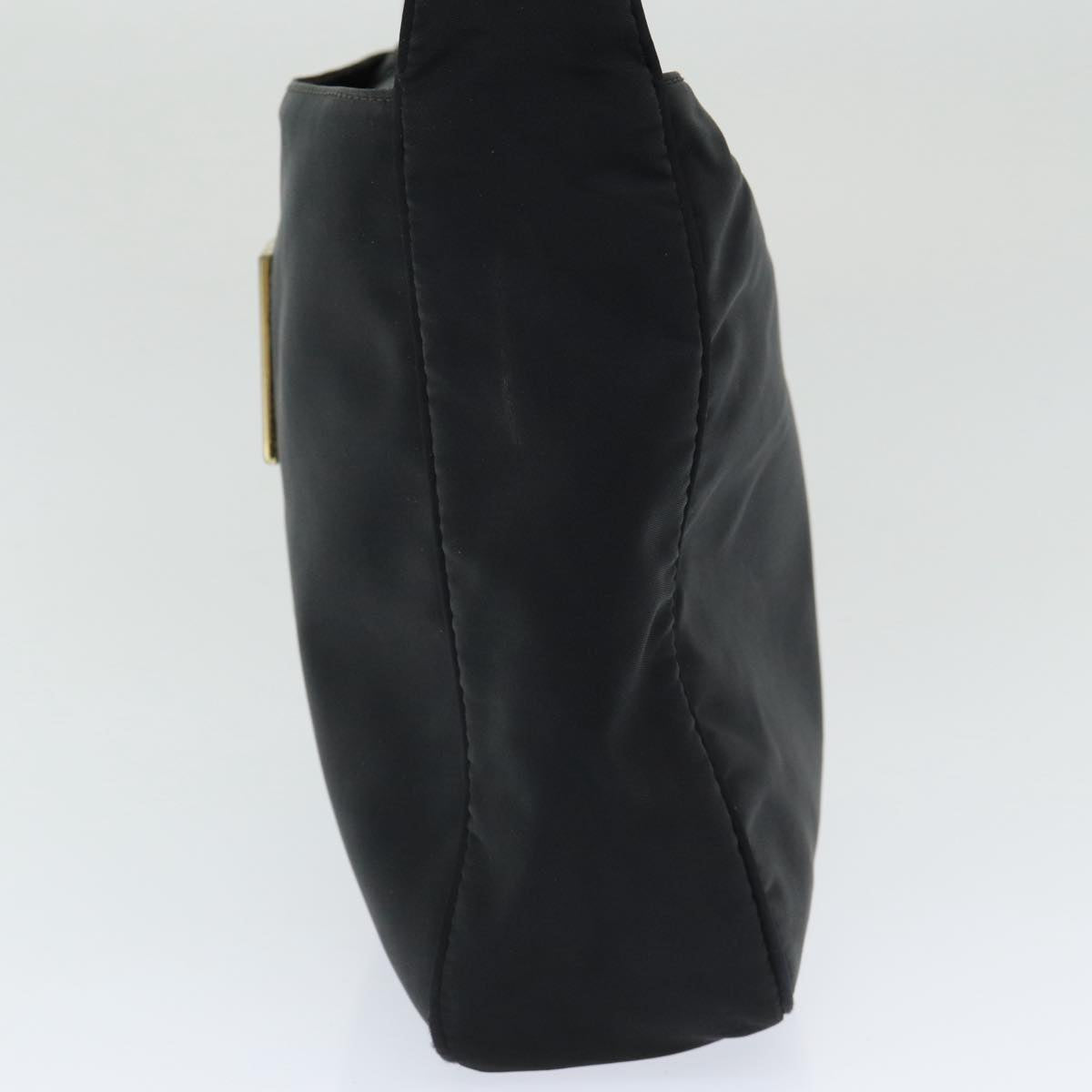 FENDI Shoulder Bag Nylon Black 84443