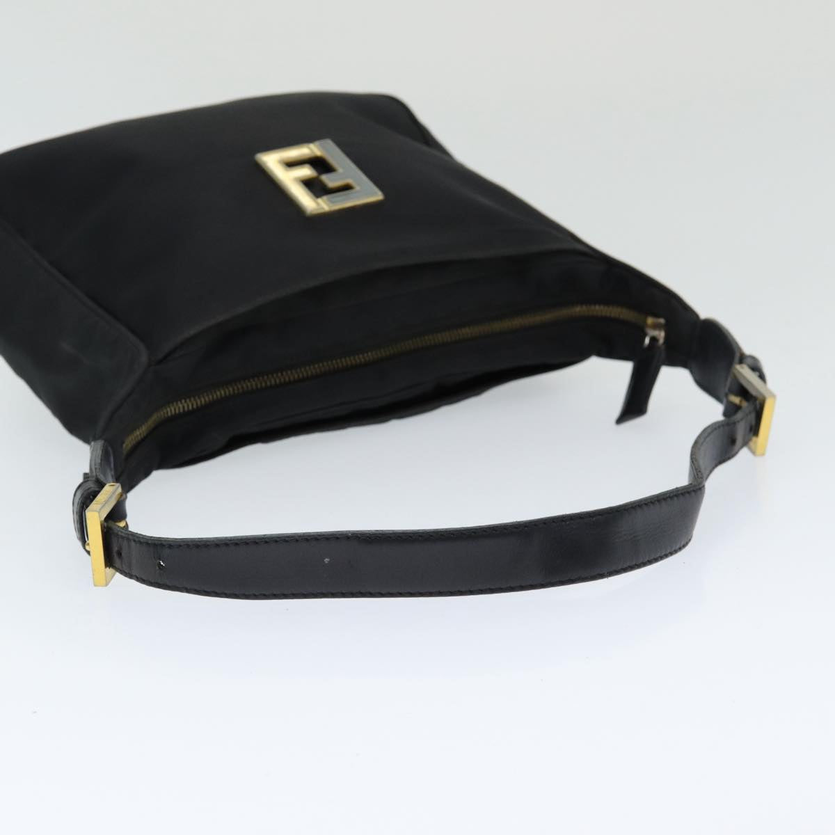 FENDI Shoulder Bag Nylon Black 84443