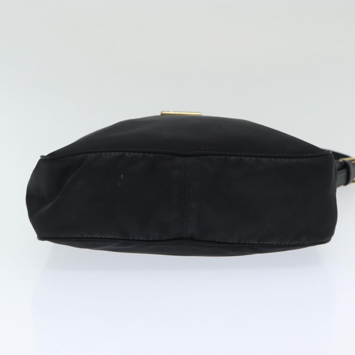 FENDI Shoulder Bag Nylon Black 84443