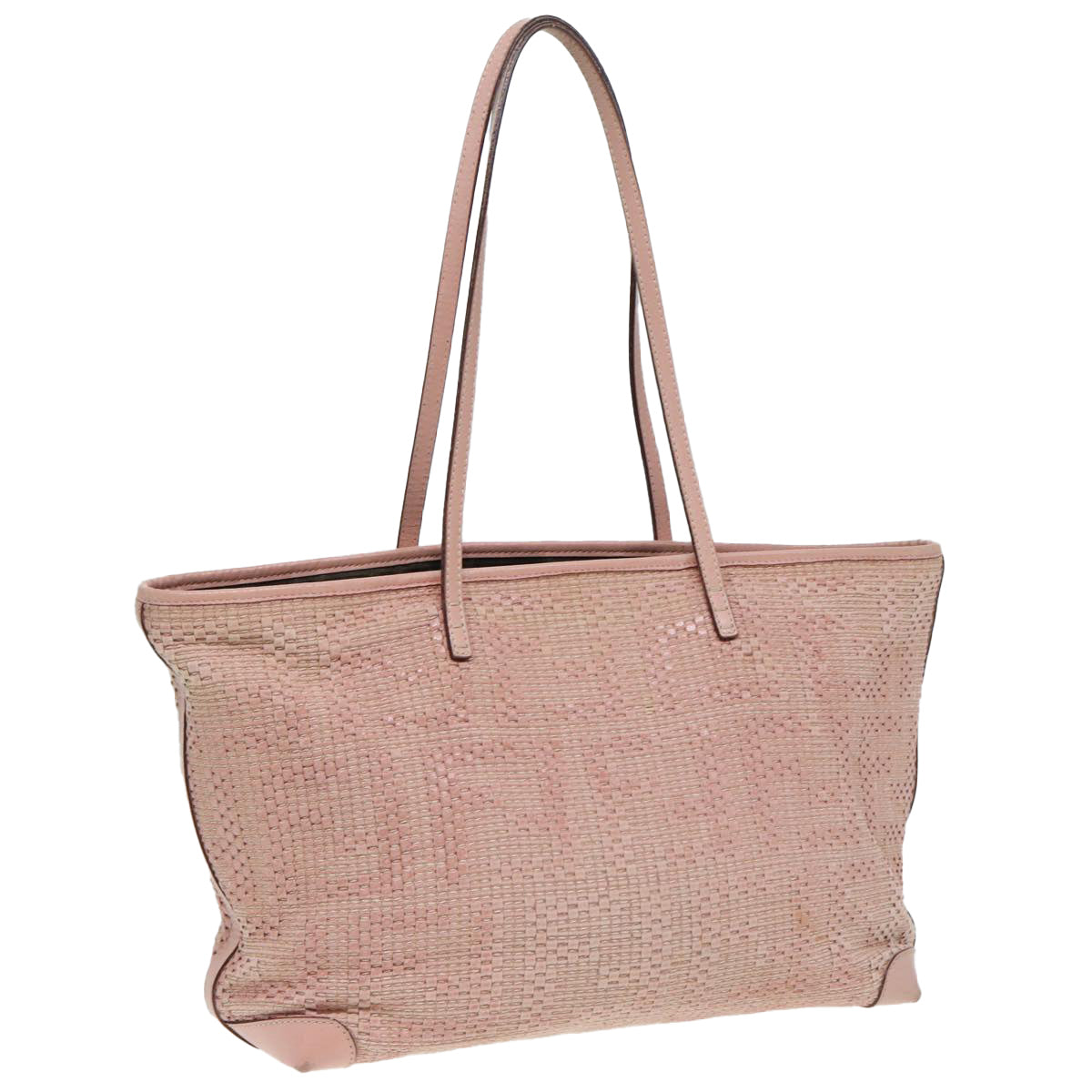 FENDI Tote Bag Leather Pink 84444