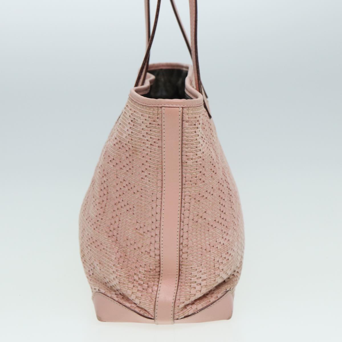 FENDI Tote Bag Leather Pink 84444