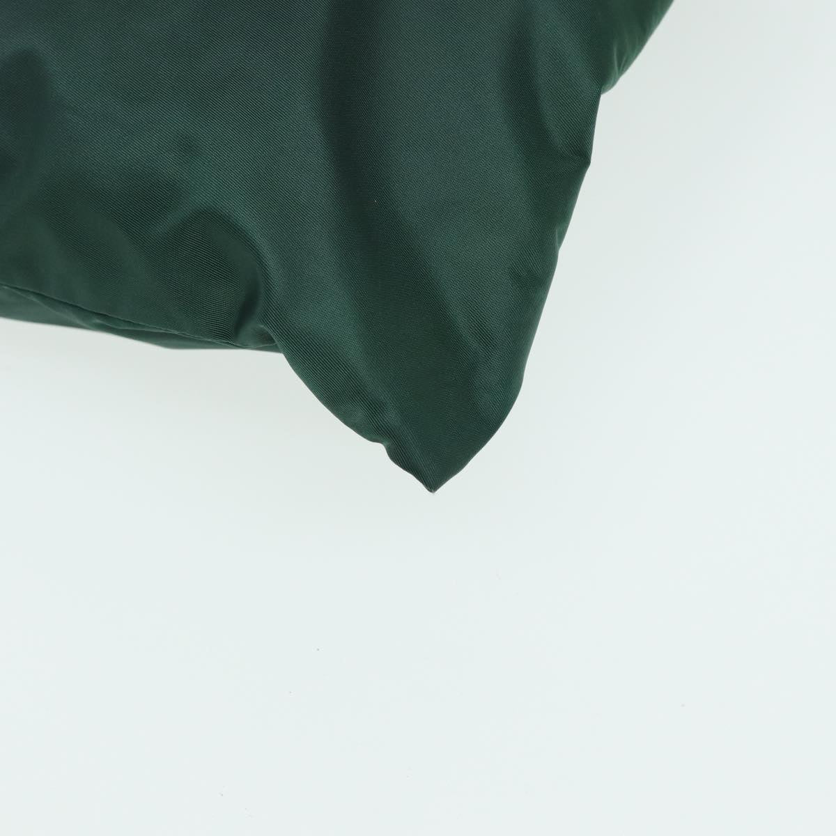 FENDI Tote Bag Nylon Leather Green Brown 84445