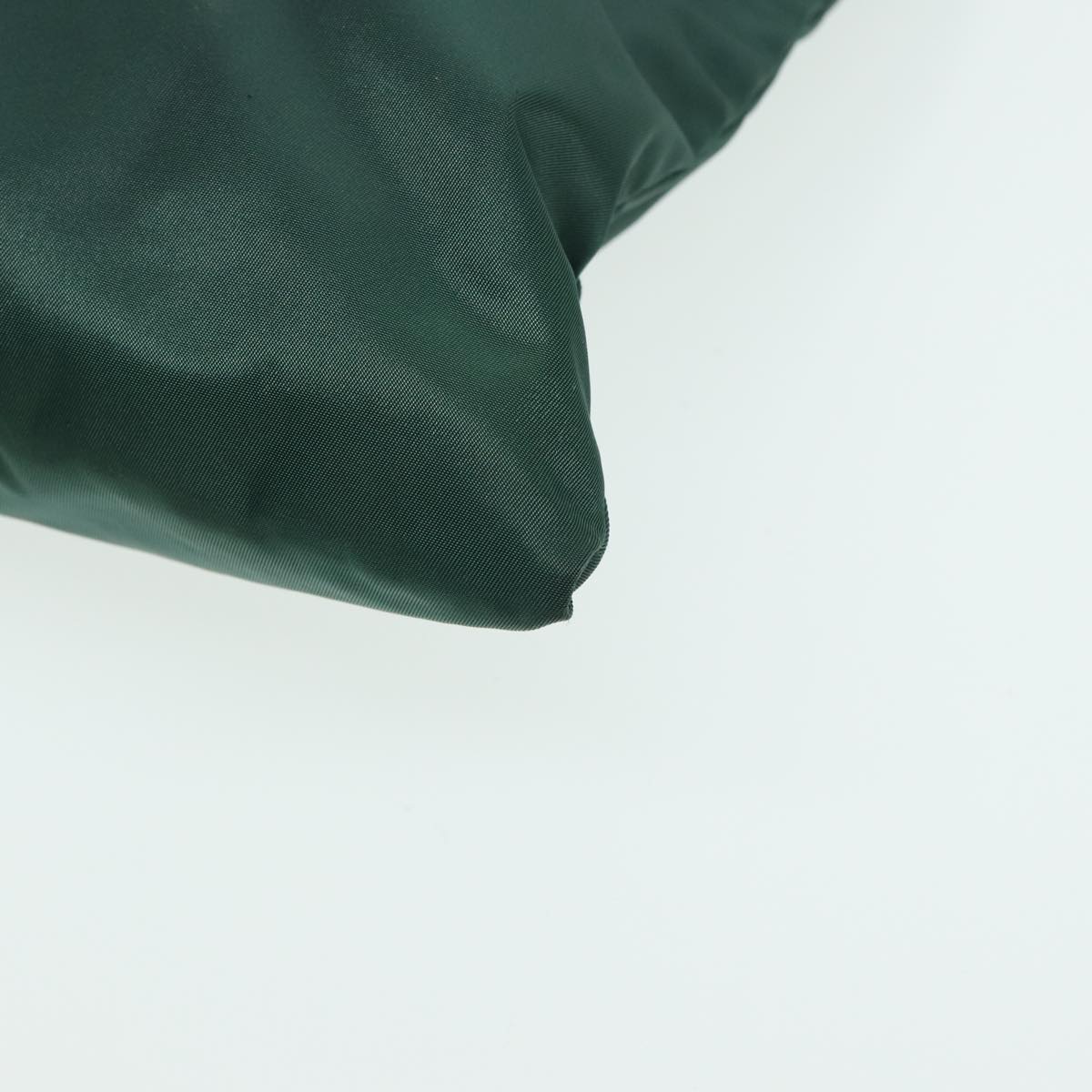 FENDI Tote Bag Nylon Leather Green Brown 84445