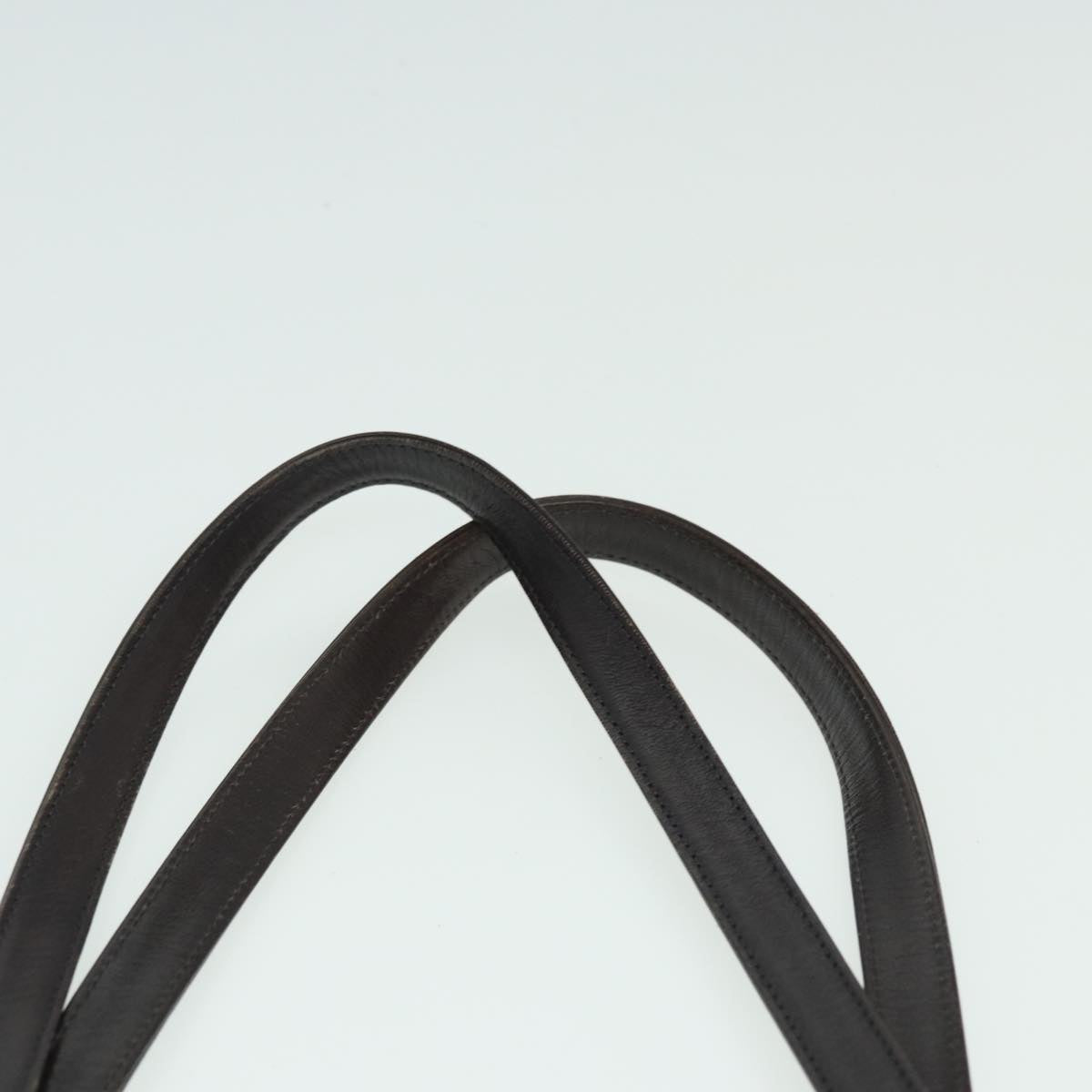 FENDI Tote Bag Nylon Leather Green Brown 84445