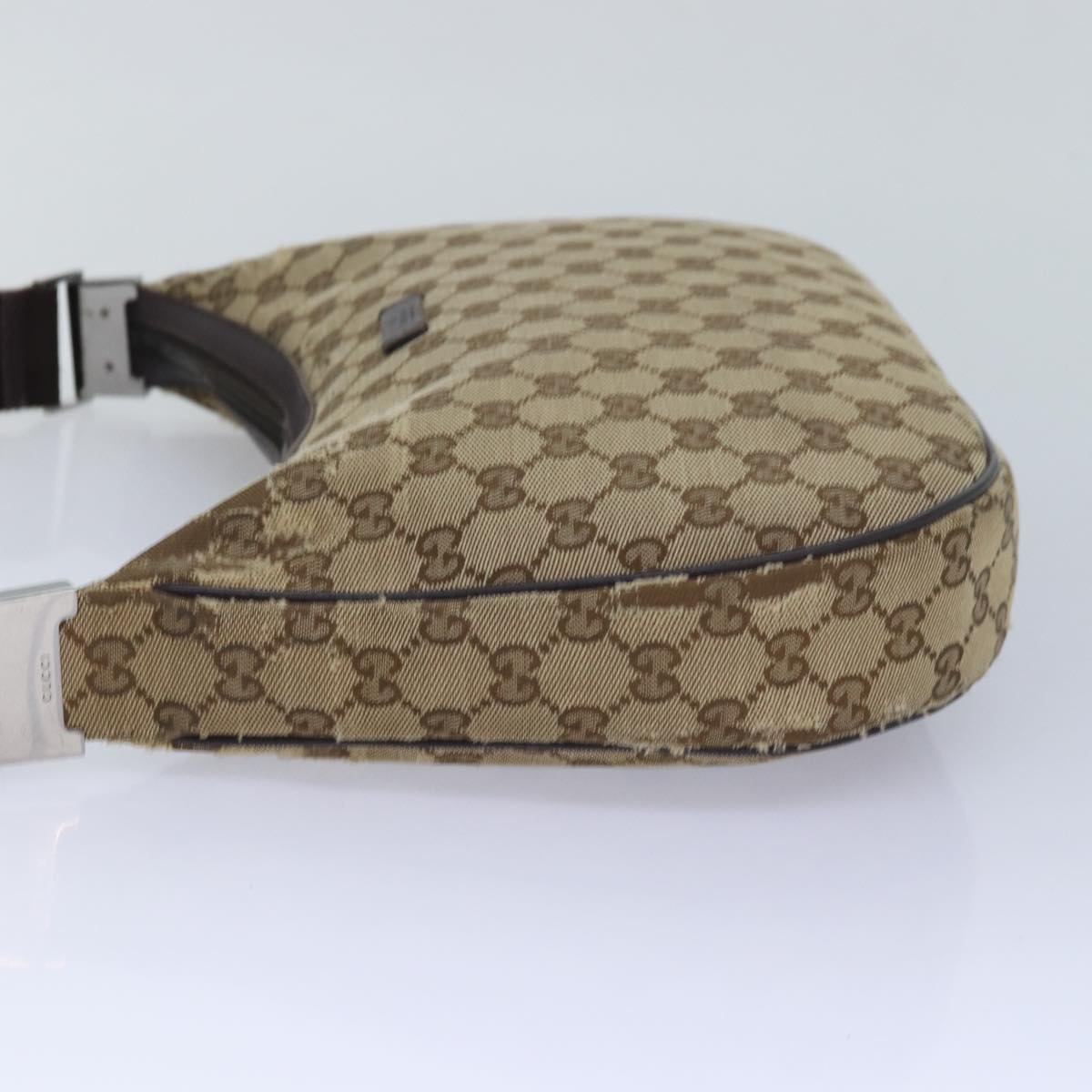 GUCCI GG Canvas Shoulder Bag Beige 122790 84458
