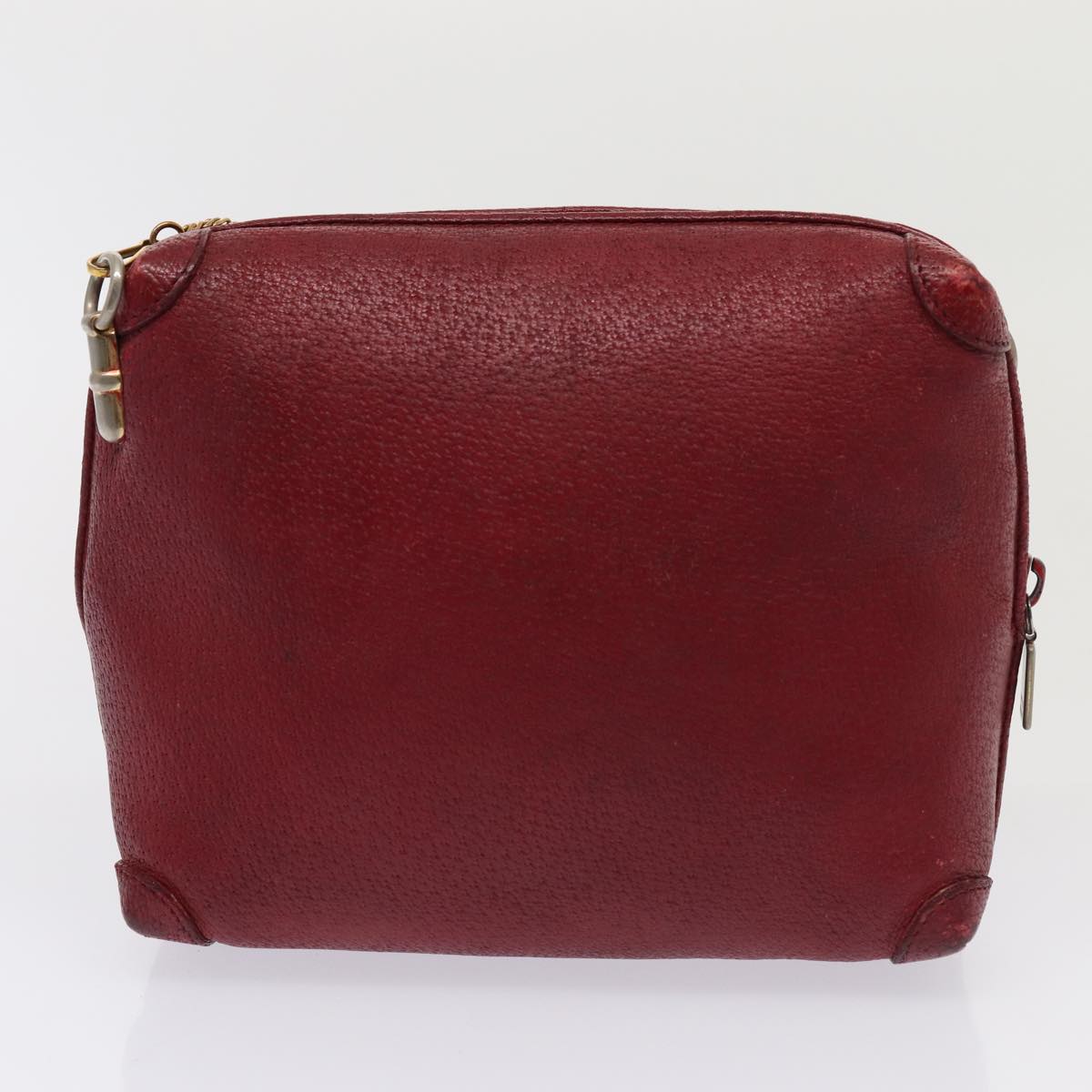 GUCCI Web Sherry Line Chain Bag Leather Patent 3Set Brown Red Green 84597
