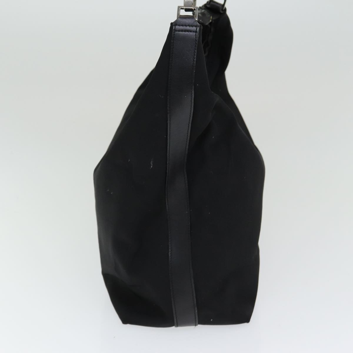 GUCCI Shoulder Bag Canvas Black Silver 001 2113 1955 84672