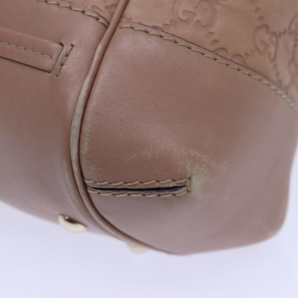 GUCCI GG Canvas Guccissima Hand Bag 2way Pink 269894 84765