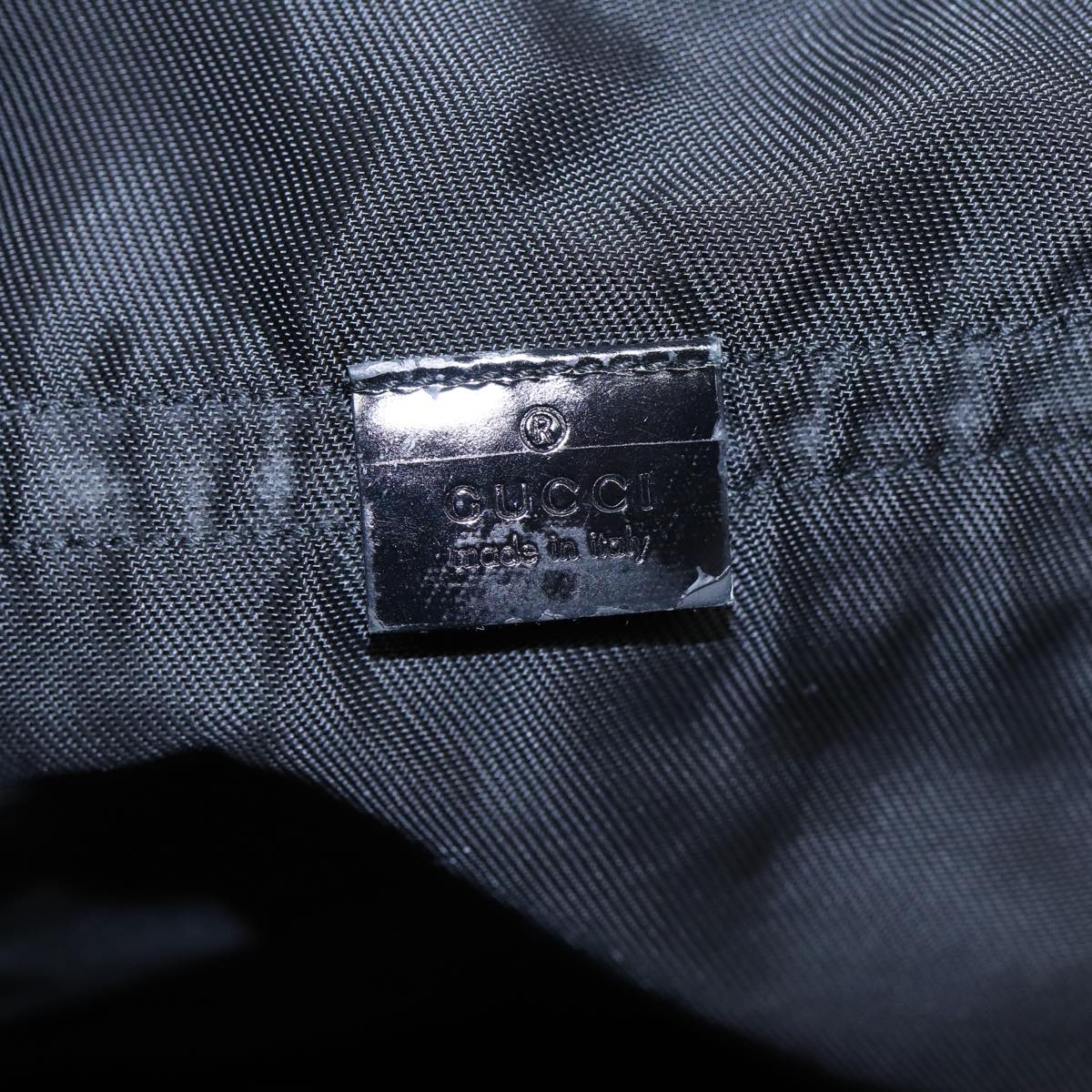GUCCI Boston Bag Nylon Black 012 0388 84943