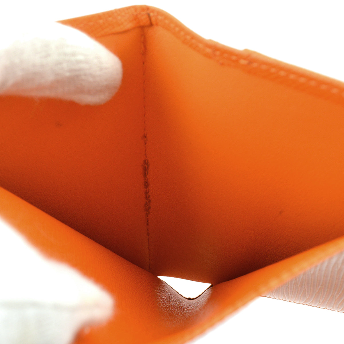 Louis Vuitton Orange Epi Portefeuille Viennois M6324H