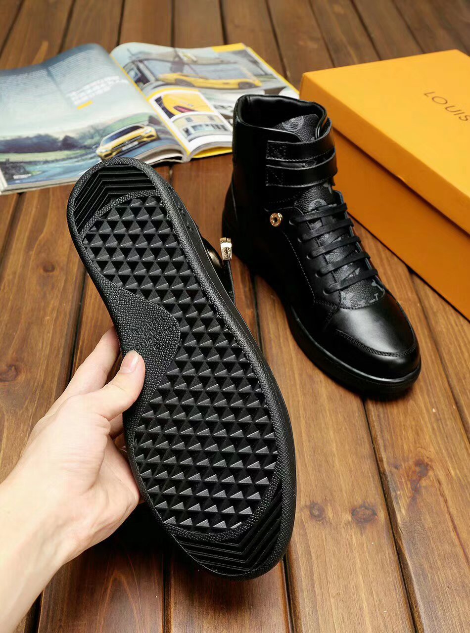 GLM - LUV HIgh Top Black Sneaker