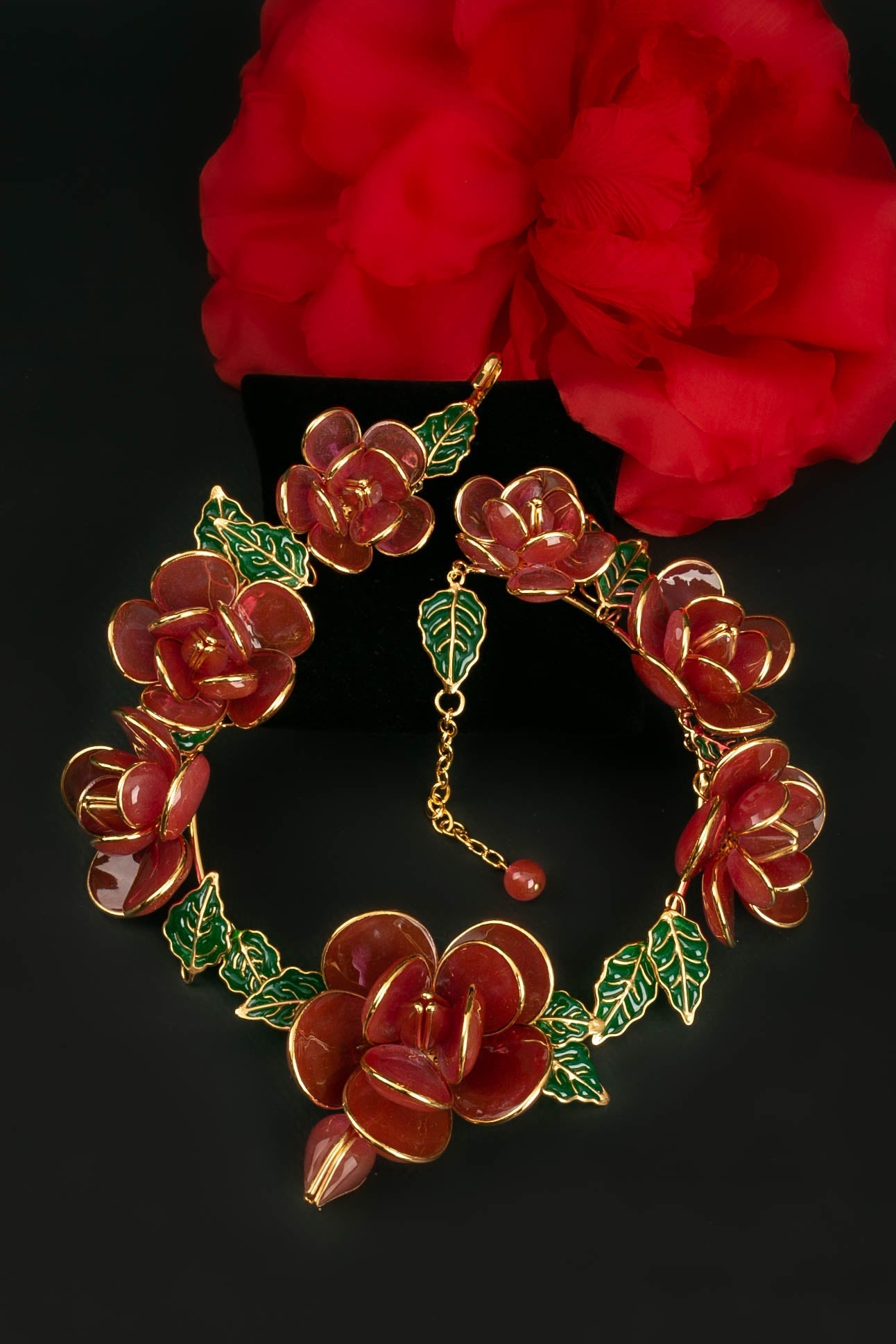 Collier en pÃƒÆ’Ã‚Â¢te de verre Augustine