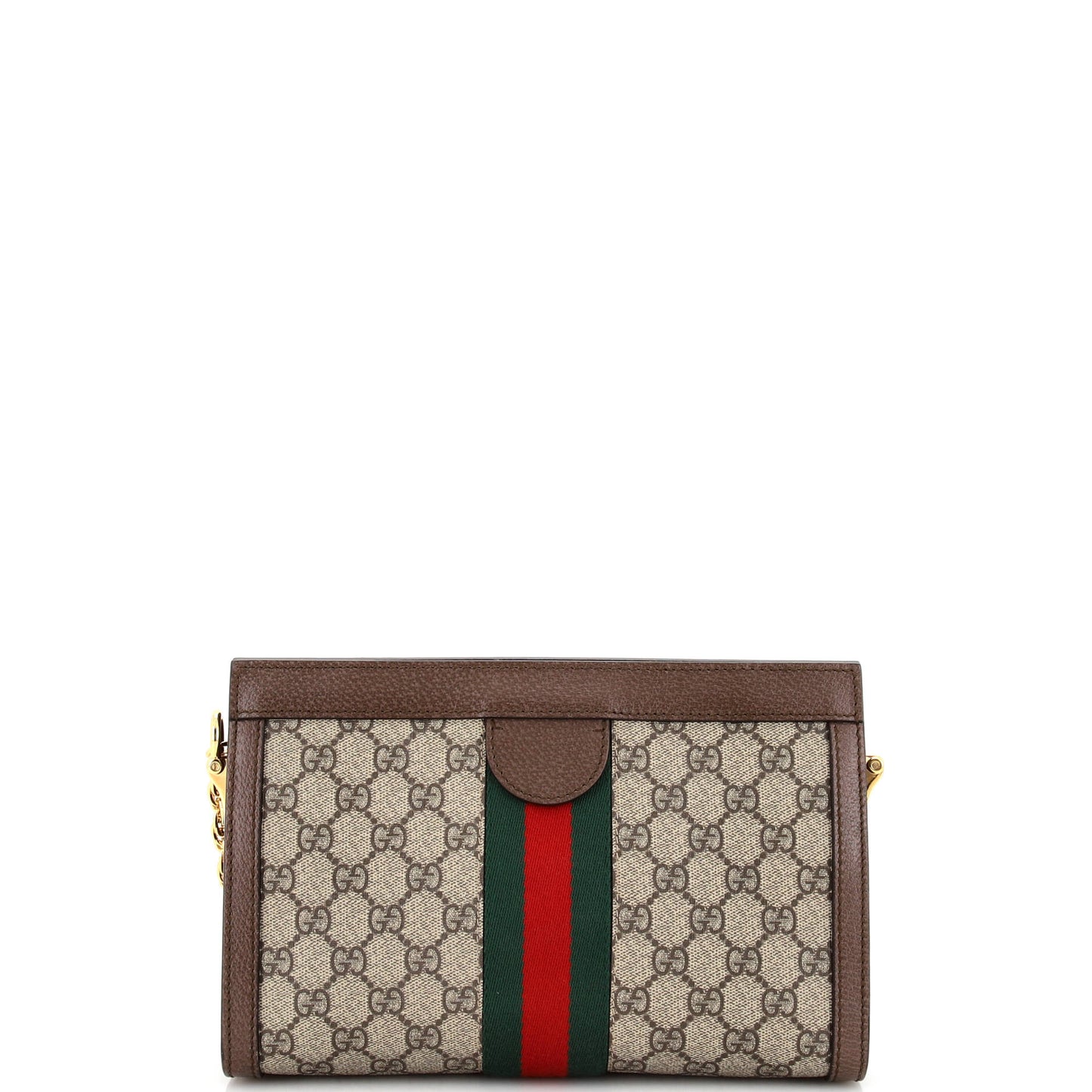Ophidia Chain Shoulder Bag GG Coated Canvas Small