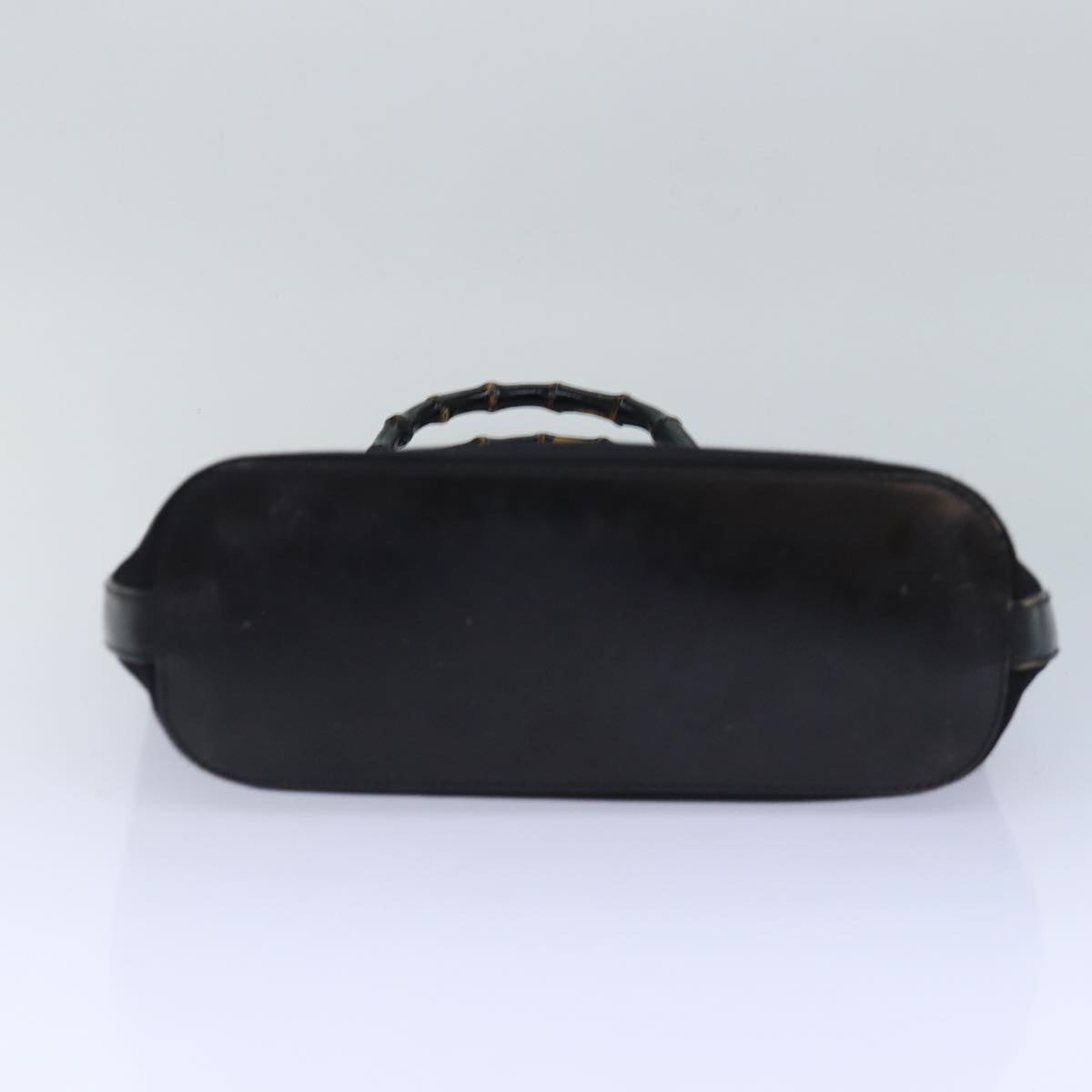 GUCCI Bamboo Hand Bag Nylon 2way Black Silver 002 1998 0353 85161