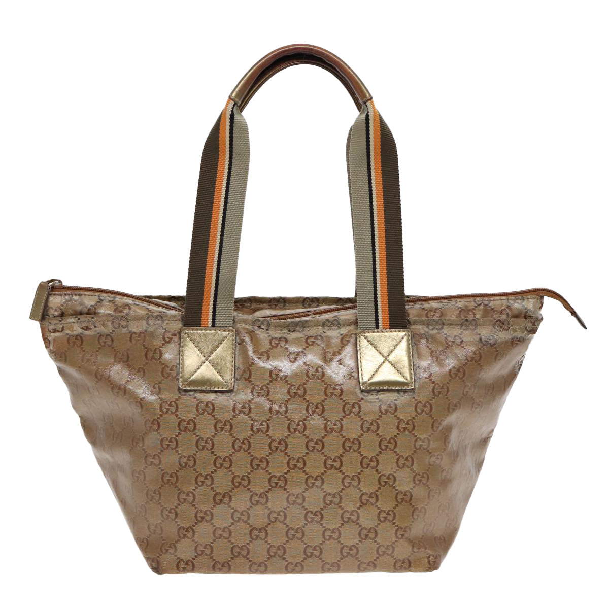 GUCCI GG Crystal Tote Bag Gold 131230 85181