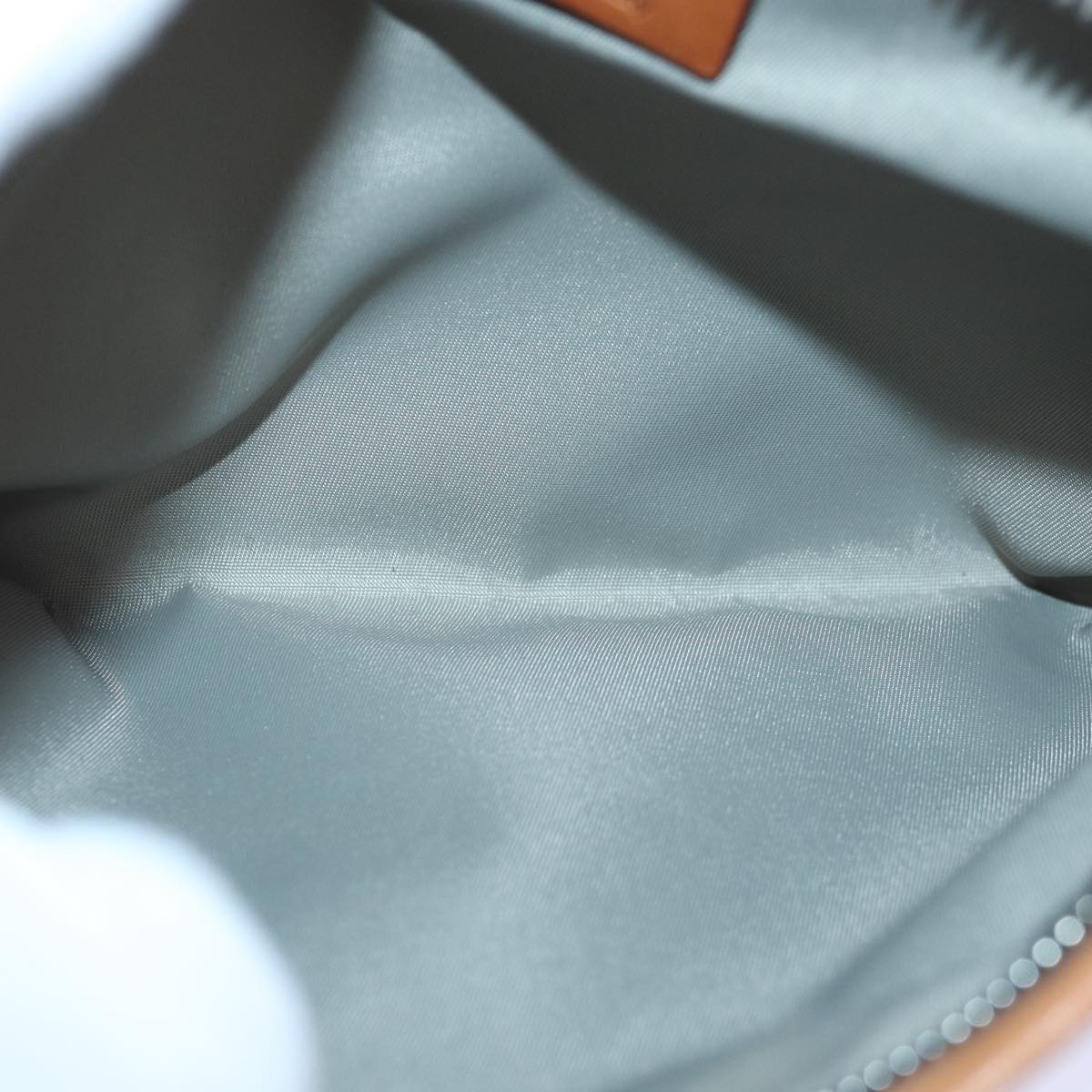 GUCCI Tote Bag Nylon Khaki Silver 85282