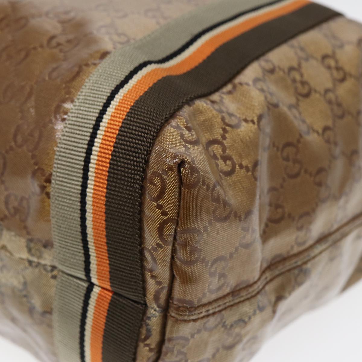 GUCCI GG Canvas Tote Bag Gold 189669 467891 85283