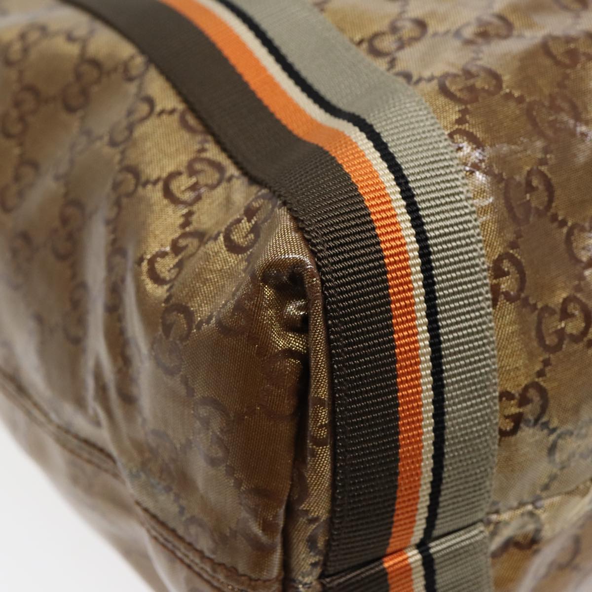 GUCCI GG Canvas Tote Bag Gold 189669 467891 85283