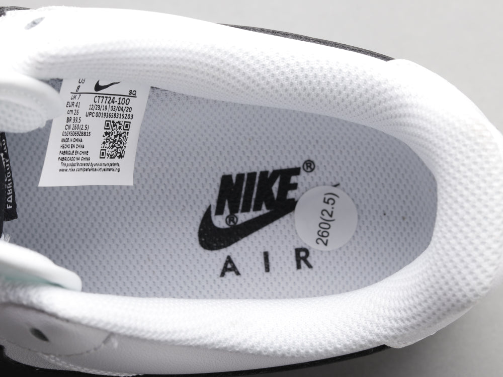 GLM - AF1 White and black low gang