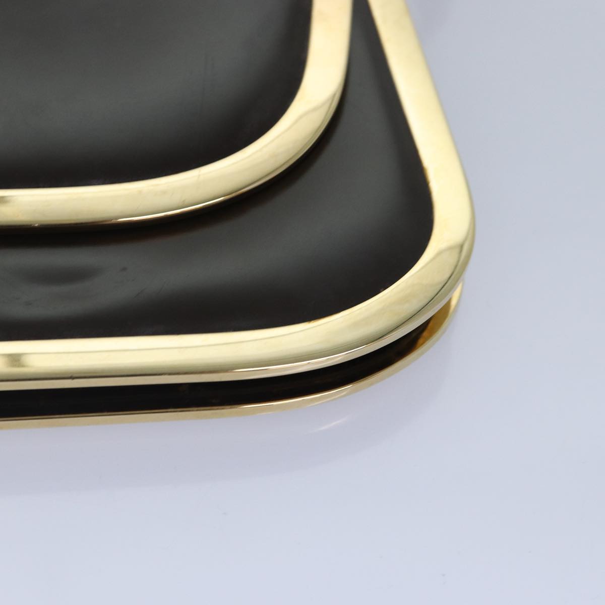 GUCCI Shoulder Bag Leather Gold Brown 001 2058 1764 0 85409