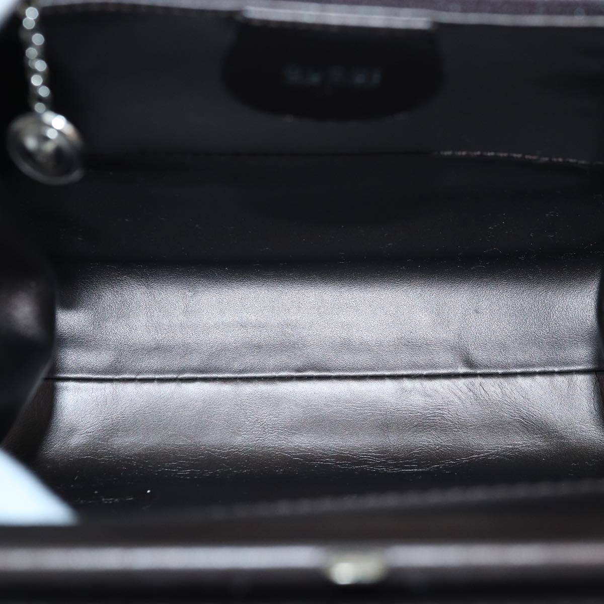 GUCCI Hand Bag Leather Brown Silver 007 2046 0268 85533