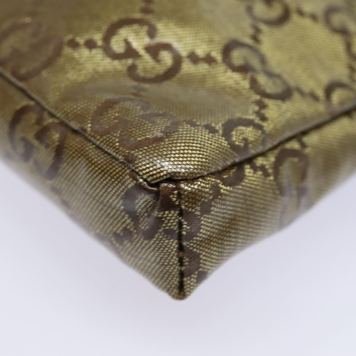 GUCCI GG Crystal Waist bag Gold 28566 85723