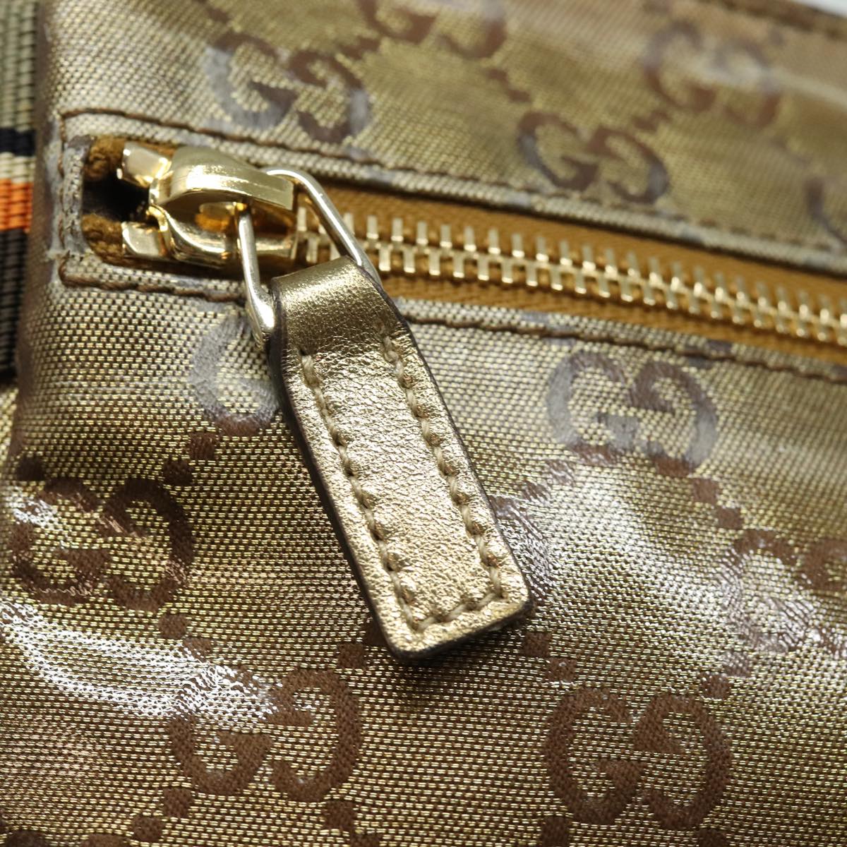 GUCCI GG Crystal Waist bag Gold 28566 85723