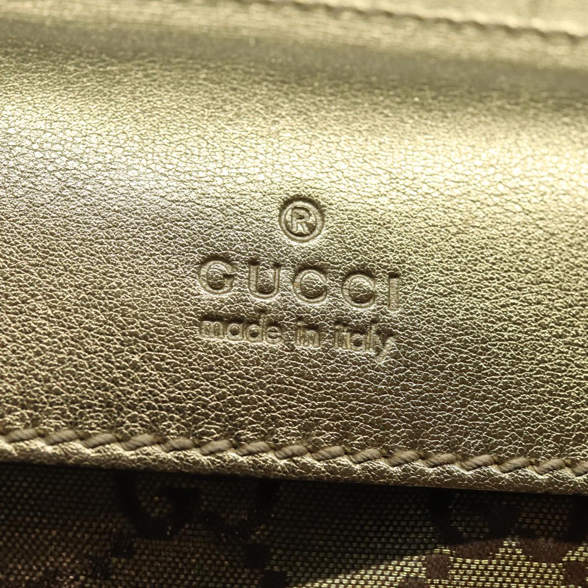 GUCCI GG Crystal Waist bag Gold 28566 85723