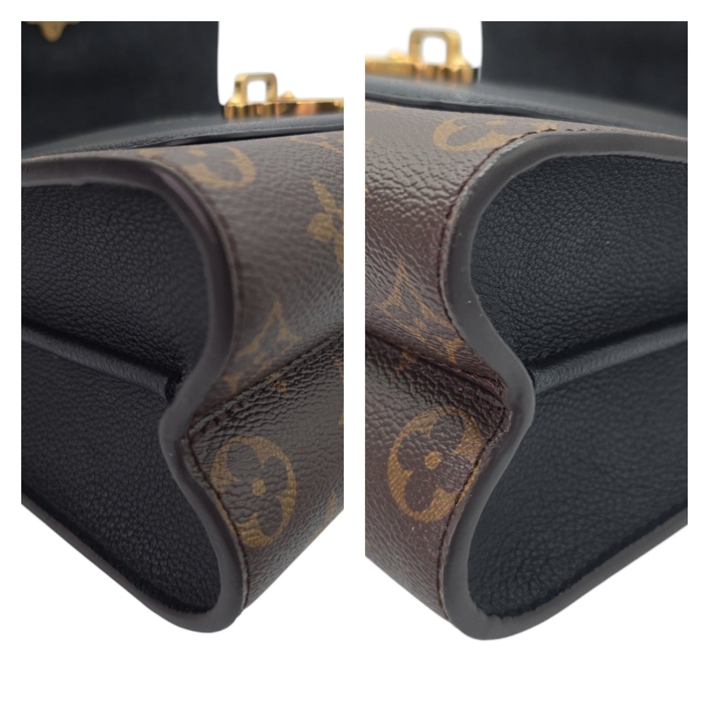 Louis Vuitton Black Monogram Canvas Victoire Chain Bag