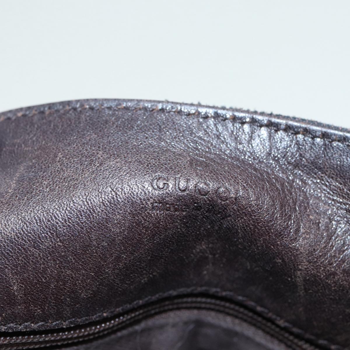 GUCCI GG Canvas Shoulder Bag Black 101341 85814
