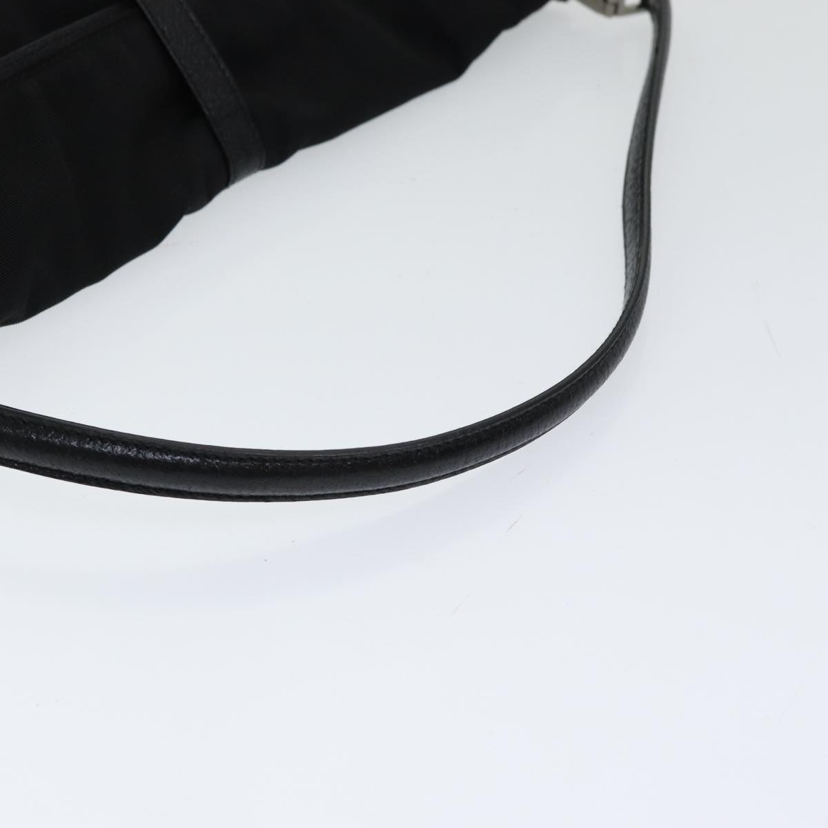GUCCI Jackie Shoulder Bag Nylon Black Silver 001 3355 85992