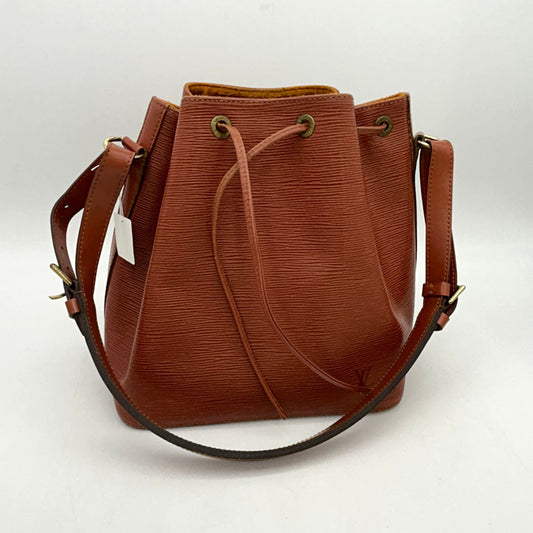 LOUIS VUITTON Epi Petit Noe Shoulder Bag Brown AE823