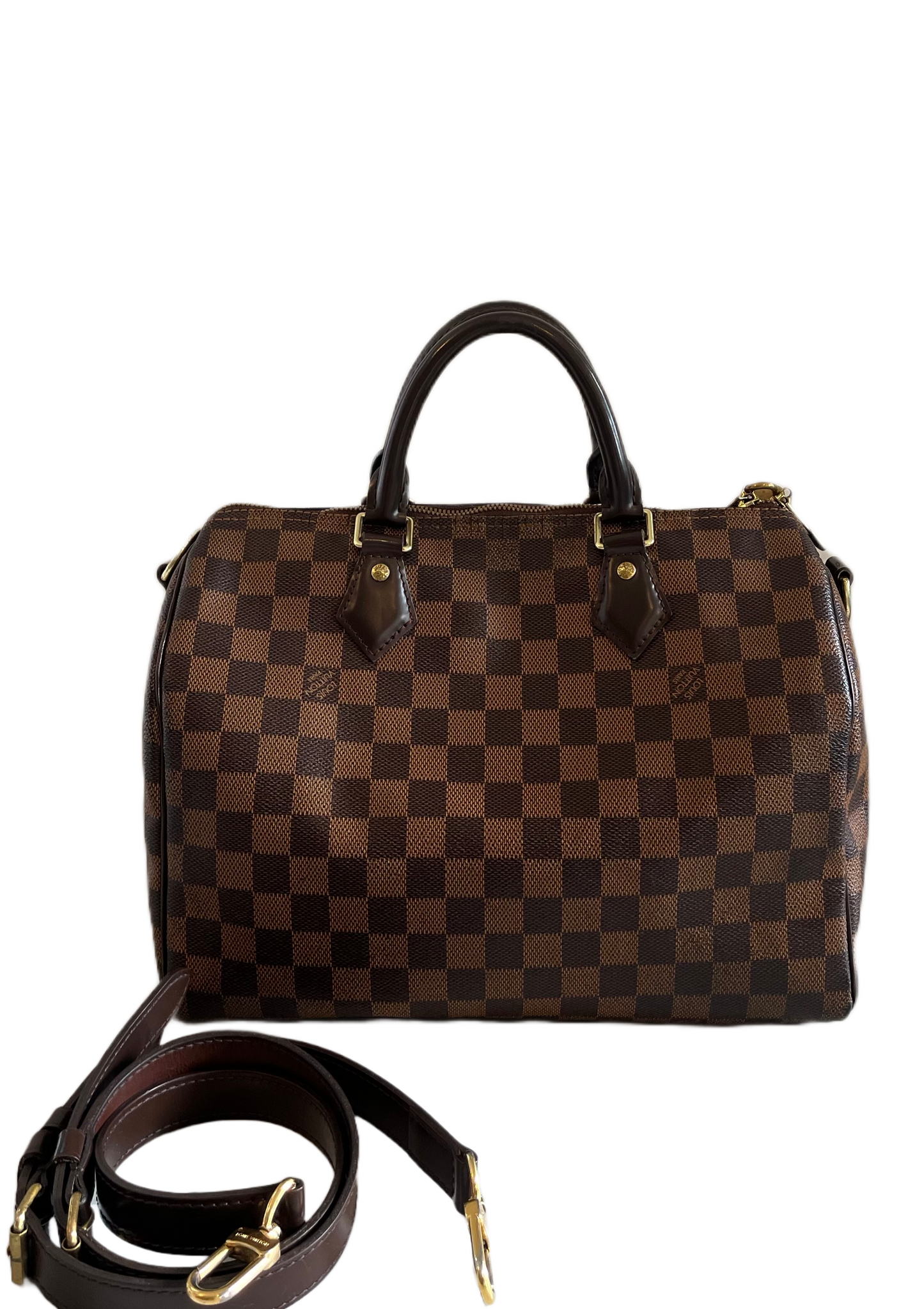 Louis Vuitton Speedy 30 Bandouliere, Damier Ebene