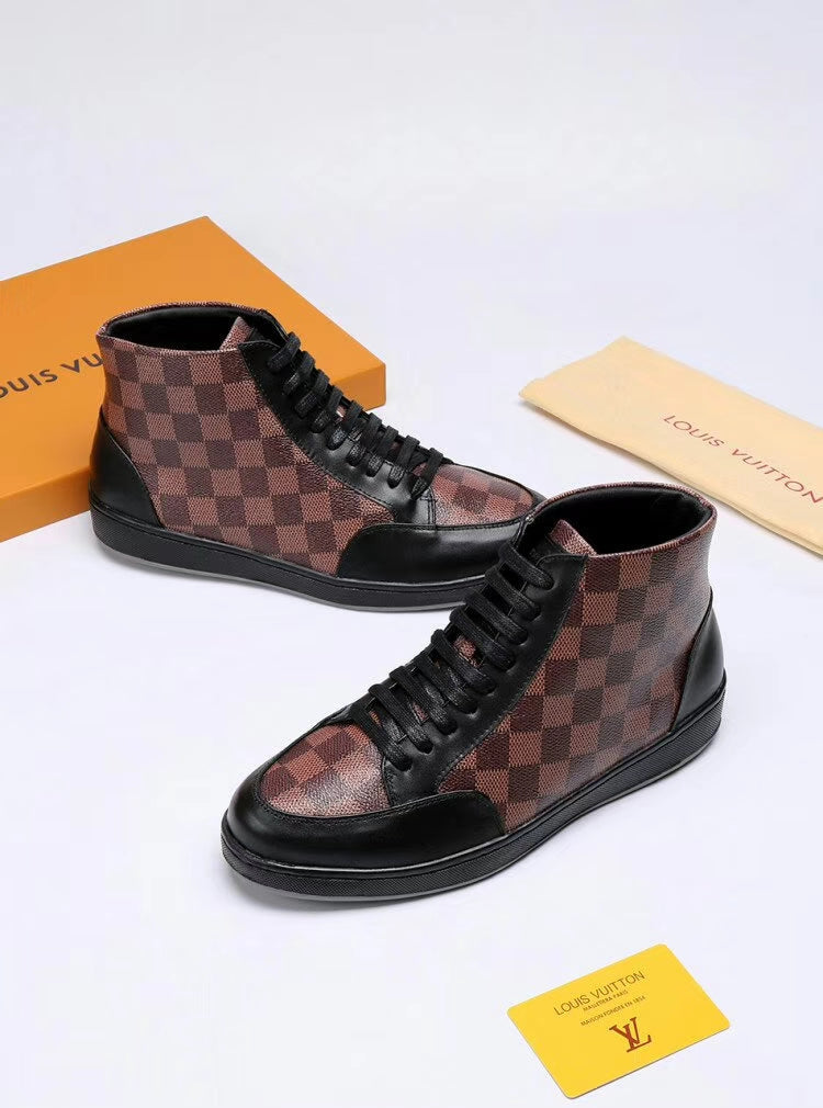 GLM - LUV HIgh Top Brown Sneaker