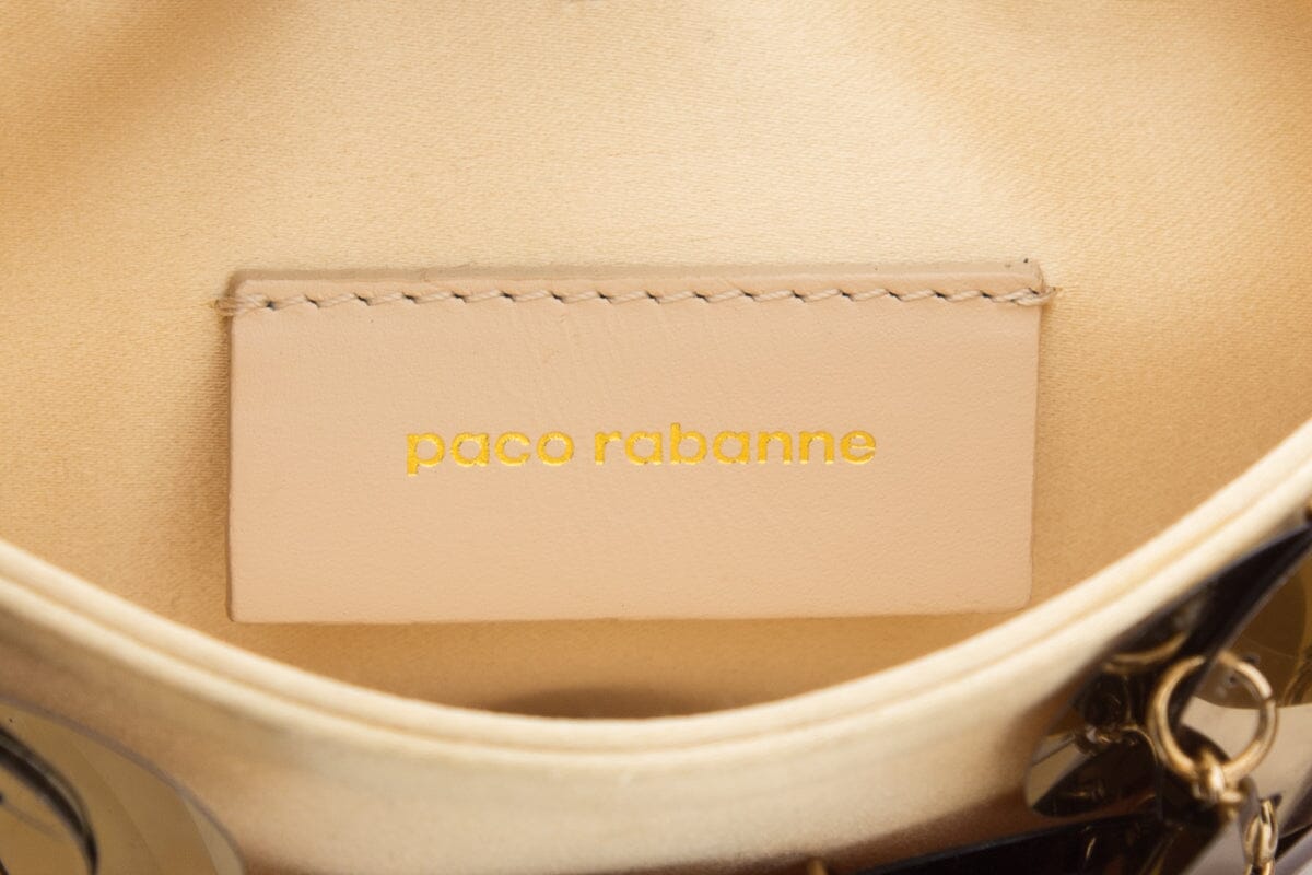 Paco Rabanne Gold Handbag