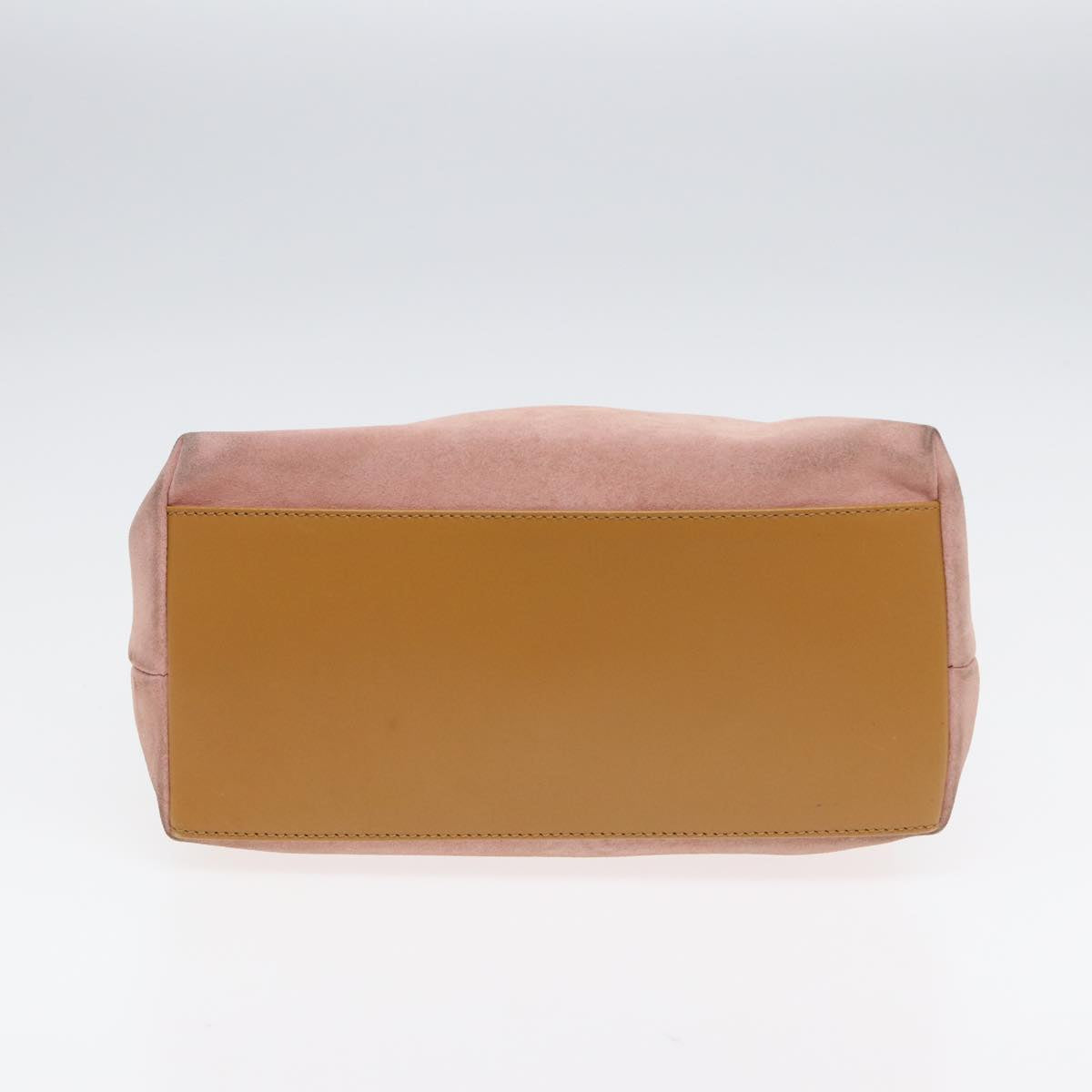 GUCCI Hand Bag Suede Pink Gold 001 3386 86157