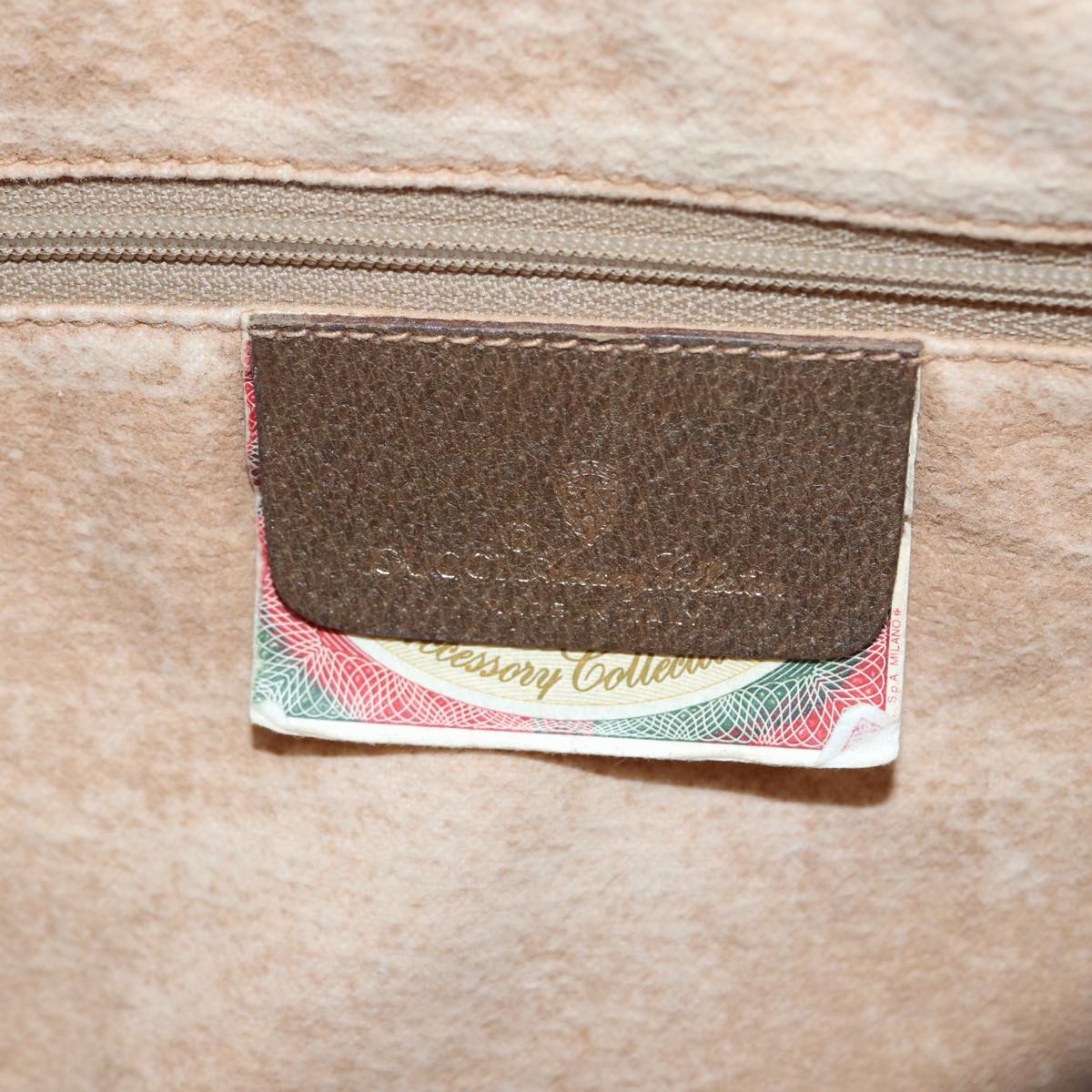 GUCCI GG Supreme Web Sherry Line Shoulder Bag Beige Gold 56 02 005 86167