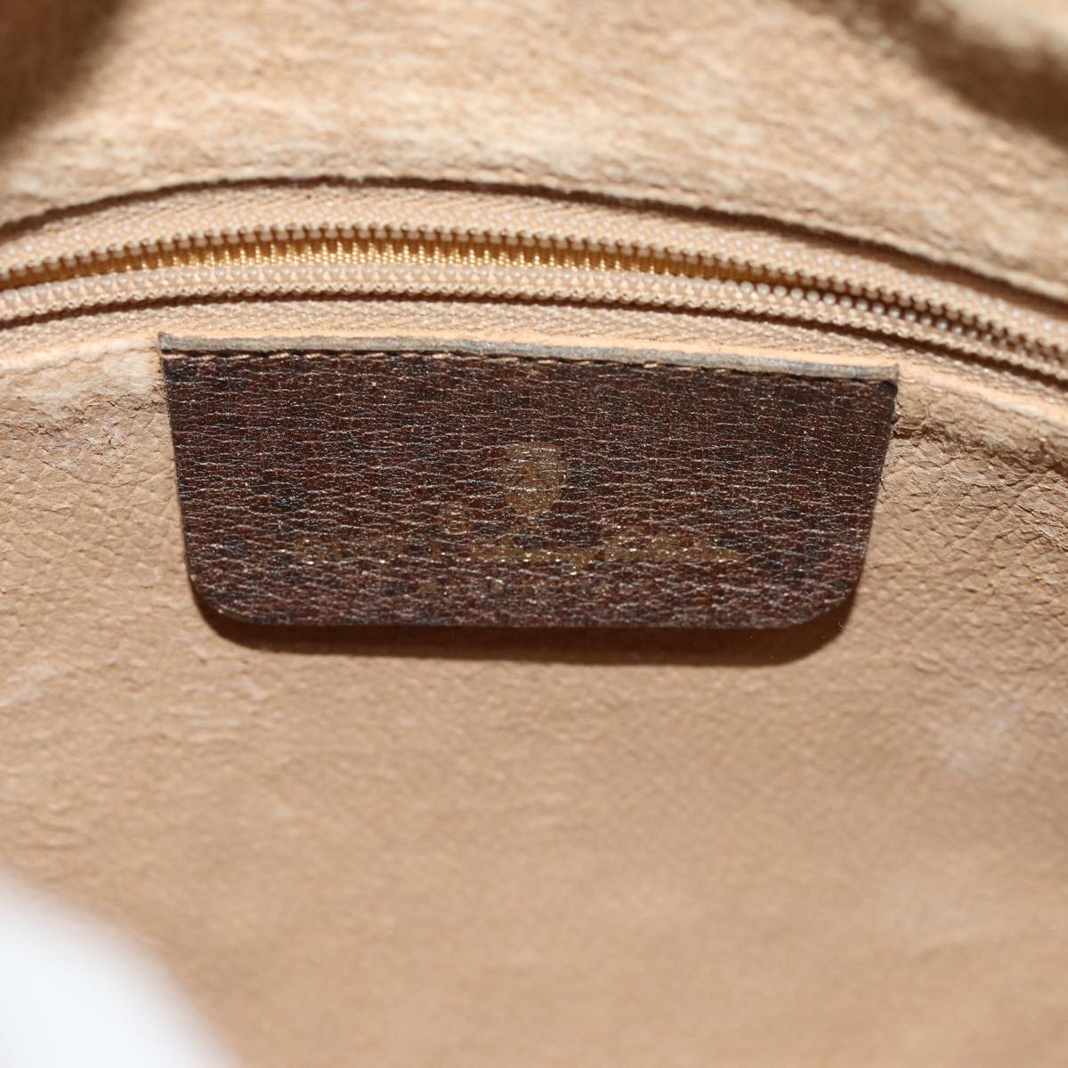GUCCI GG Canvas Web Sherry Line Shoulder Bag PVC Beige Green Red 86406