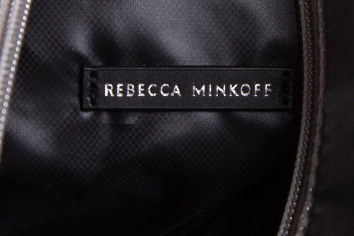 Rebecca Minkoff Silver Metallic Backpack