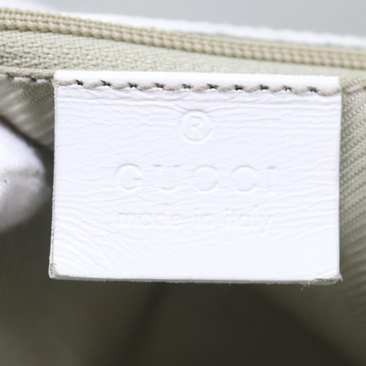 GUCCI GG Canvas Tote Bag Light Blue Gold 002 1098 1705 86897