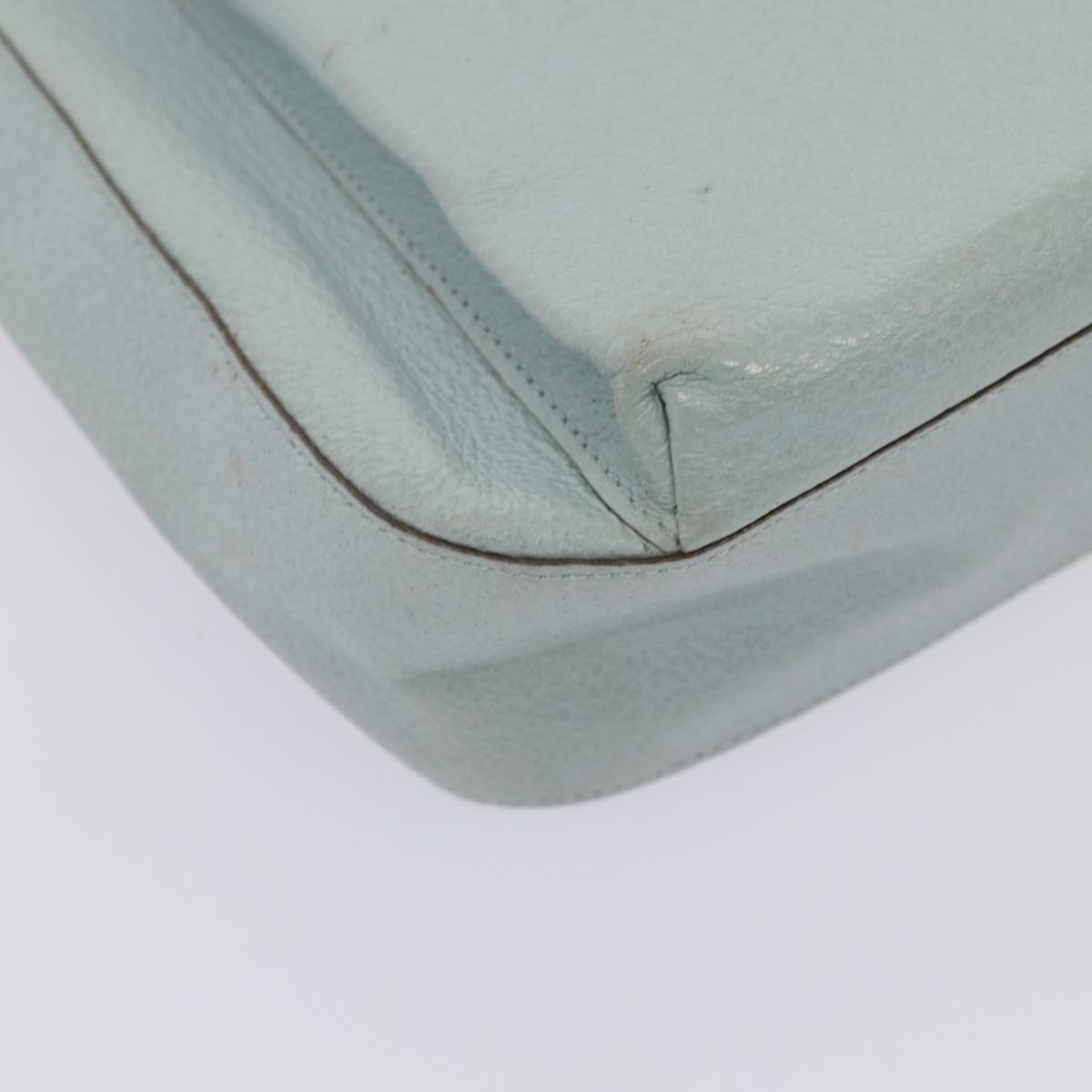GUCCI Hand Bag Leather Light Blue 002 1118 0463 86903