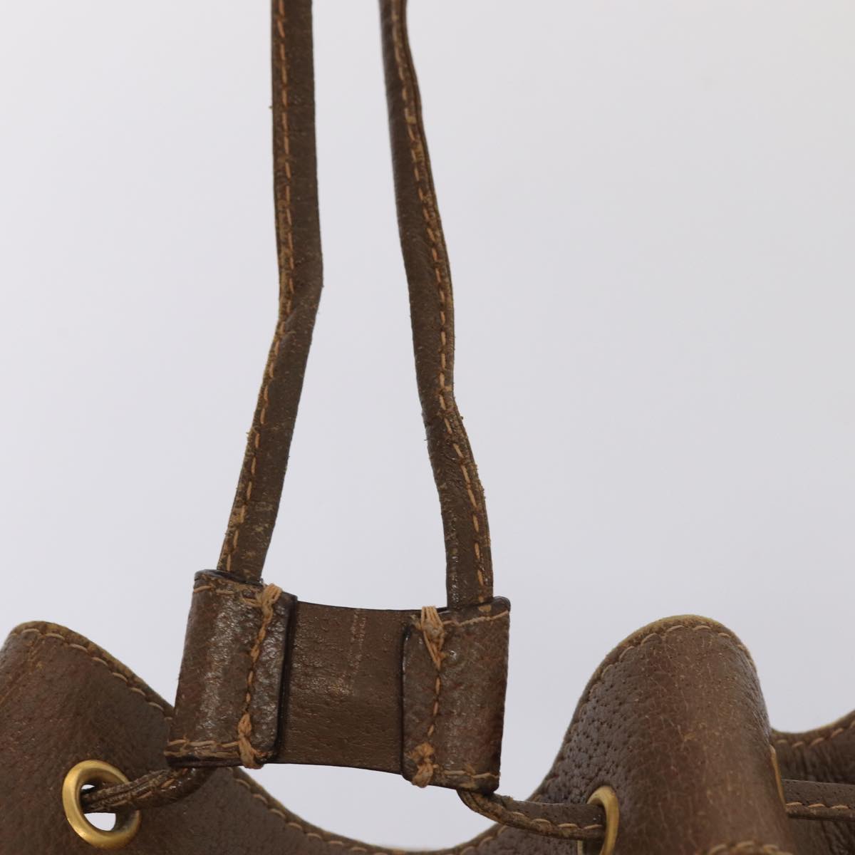 GUCCI GG Supreme Web Sherry Line Shoulder Bag Beige Gold 41 02 034 86914