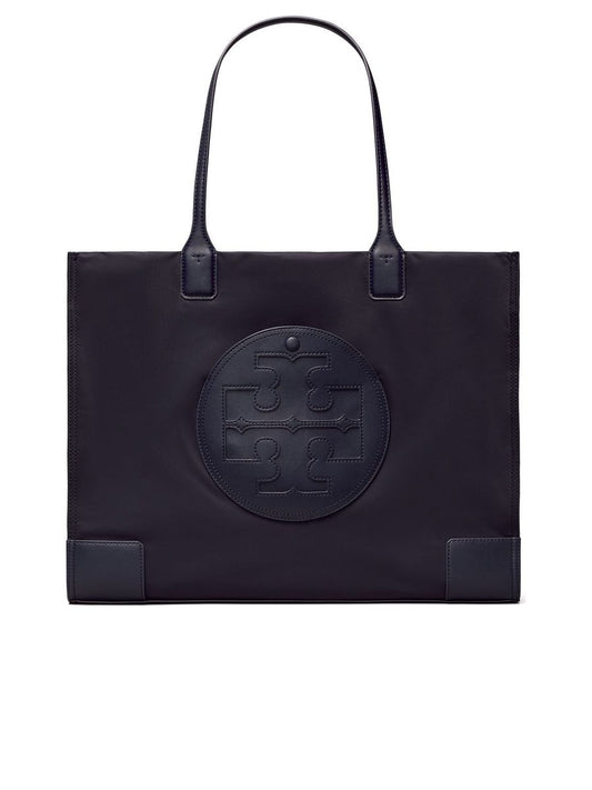 Embossed Logo Shoulder Bag