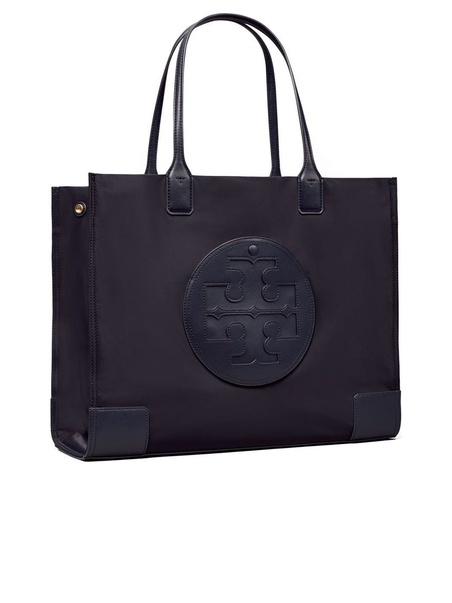 Embossed Logo Shoulder Bag
