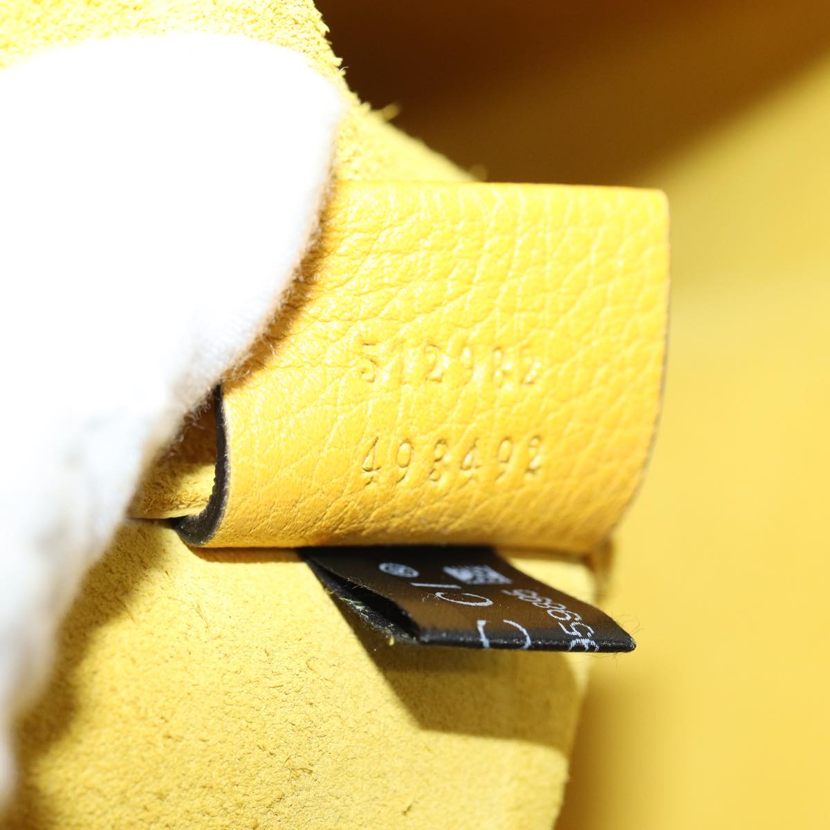 GUCCI Elton John Capsule Collection Tote Bag Leather Yellow 512982 87284