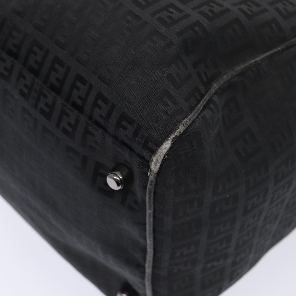FENDI Zucchino Canvas  Nylon Black 87315
