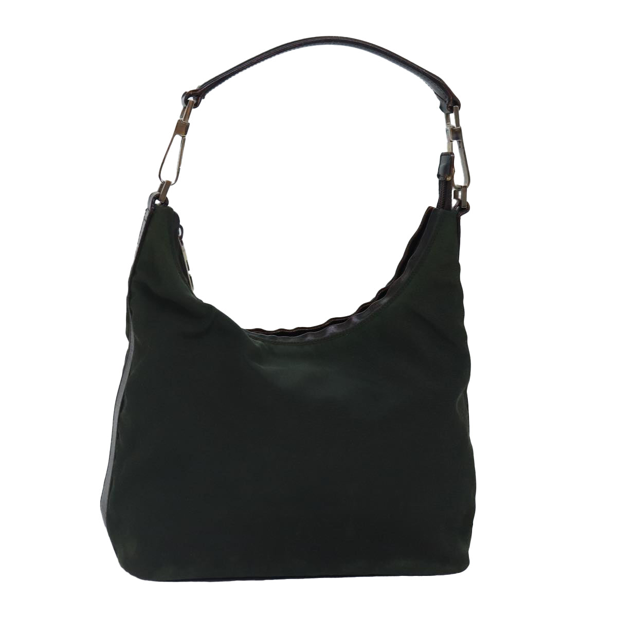 GUCCI Shoulder Bag Nylon Khaki 000 0602 87341